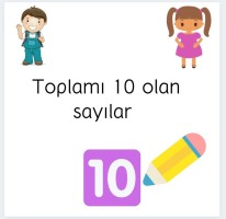 TOPLAMLARI 10 OLAN SAYILAR