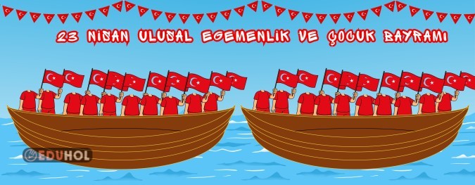14 Sayfalık  20 Öğrencilik 23 Nisan Panosu