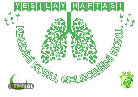 9 Sayfalık Yeşilay Haftası Panosu