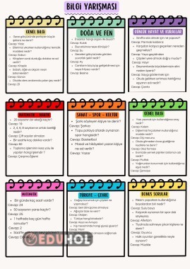 BİLGİ YARIŞMASI 2