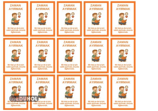 Deyim Defter Çalışması