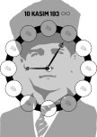 10 Kasım Atatürk Saat Çalışması