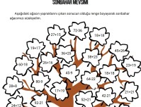 Toplama ve Çıkarma İşlemli Yaprak Boyama