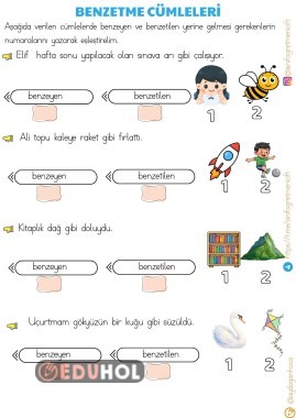 BENZETME CÜMLELERİ