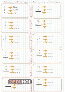 ÇIKARMA İŞLEMİ YAPALIM