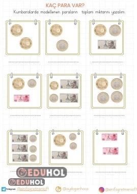 PARALARIMIZ ÇALIŞMA KAĞIDI