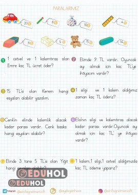 PARALARIMIZ ÇALIŞMA KAĞIDI