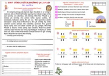 2. SINIF SÜREÇ DEĞERLENDİRME ÇALIŞMASI 20. HAFTA
