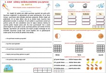 2. SINIF SÜREÇ DEĞERLENDİRME ÇALIŞMASI 26. HAFTA