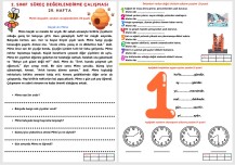 2. SINIF SÜREÇ DEĞERLENDİRME ÇALIŞMASI 29. HAFTA