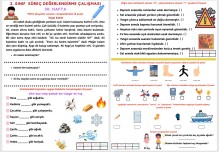 2. SINIF SÜREÇ DEĞERLENDİRME ÇALIŞMASI 30. HAFTA