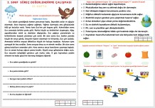 2. SINIF SÜREÇ DEĞERLENDİRME ÇALIŞMASI 31. HAFTA