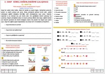 2.SINIF SÜREÇ DEĞERLENDİRME ÇALIŞMASI 13.HAFTA