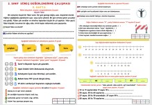 2.SINIF SÜREÇ DEĞERLENDİRME ÇALIŞMASI 9.HAFTA