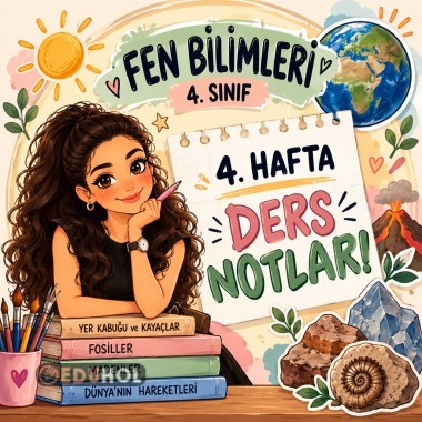 4. SINIF 4. HAFTA FEN BİLİMLERİ DERSİ SÜREÇ DEĞERLENDİRME