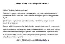 5 KISA DÜŞÜNDÜRÜCÜ HİKAYE - AKRAN ZORBALIĞINA DAİR