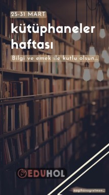 KÜTÜPHANELER HAFTASI