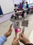 Hayvanları koruma günü kedi kitap ayracı