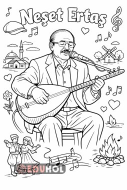 2. Sınıf NEŞET ERTAŞ OKUMA METNİ BOYAMA