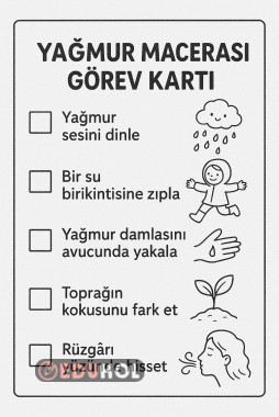 YAĞMUR GÖREV KARTI