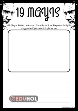 19 MAYIS YAZI VE RESİM
