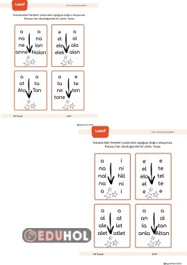 a-n-e-t-i-l hızlı okuma çalışmaları