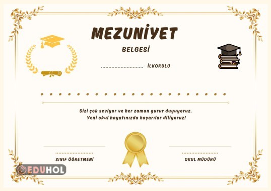 Mezuniyet Belgesi 2