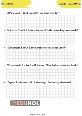 Onluk Birlik Problemler