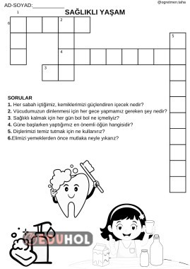 Sağlıklı Yaşam Bulmaca
