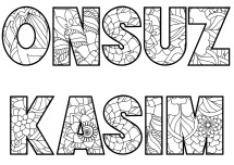 Onsuz Kasım Mandala Boyama