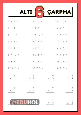 Altışar çarpma işlemi