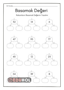 Basamak değeri tekrar çalışması