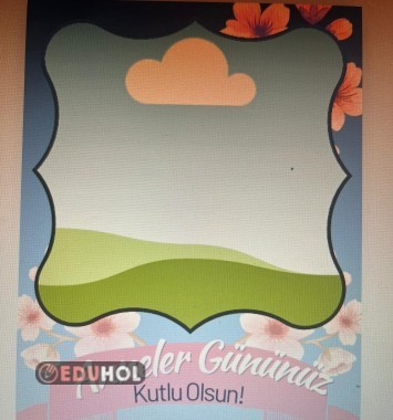 Anneler Günü Çerçeve Şablonu