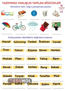 Yazımında yanlışlık yapılan sözcükler