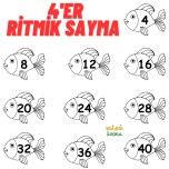 4'er Ritmik sayma