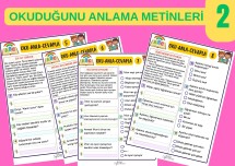Oku-Anla-Cevapla - 2  (Okuduğunu anlama metinleri-2)