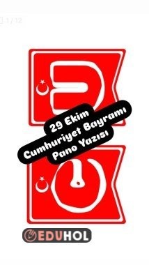 29 EKİM PANO FLAMA