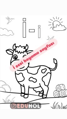 i sesi boyama sayfası