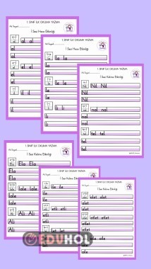 L Sesi Hece Kelime Yazma Çalışması