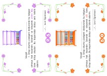 kitap okuma başarı belgesi / kitap kurdu belgesi