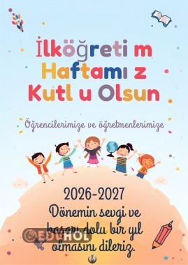 İlköğretim Haftası 4x4 afiş
