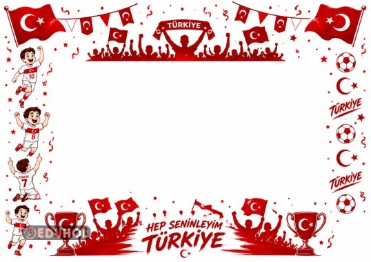 karne süsü milli takım şablon
