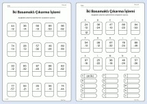 Çıkarma işlemi Çalışması