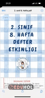 2. SINIF 8. Hafta