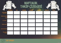 Haftalık Takip Çizelgesi