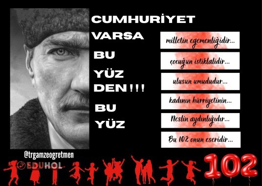 29 Ekim Cumhuriyet Bayramı Pano Belgeleri