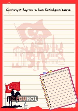 29 Ekim Cumhuriyet Bayramı Etkinlik