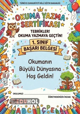 Okuma - Yazma Sertifikası