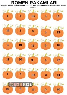 ROMEN RAKAMLARI ETKİNLİK