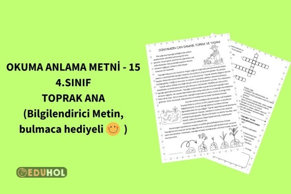 OKUMA METNİ -15- (BİLGİLENDİRİCİ METİN)